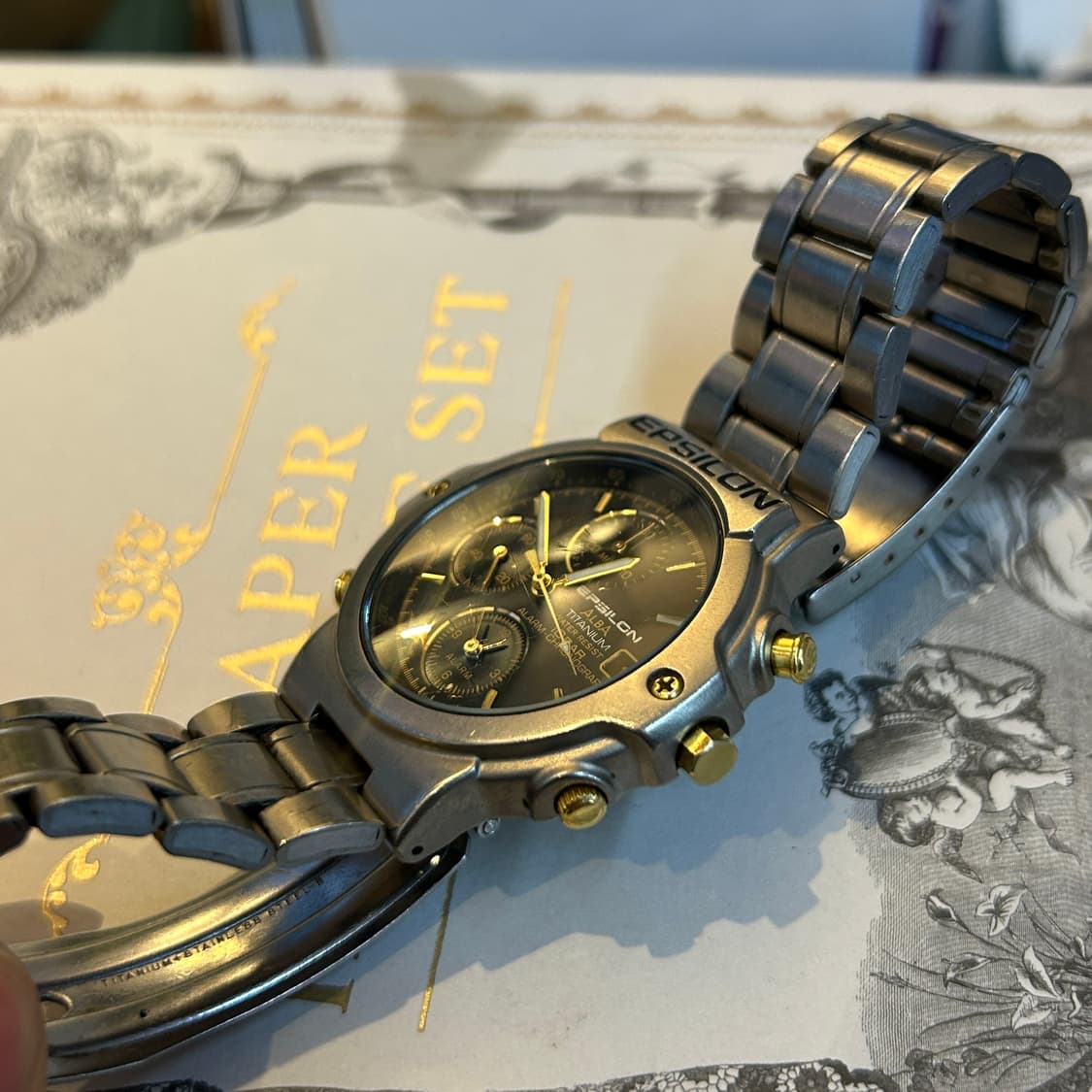 96년 발매) Seiko Epsilon 세이코 엡실론 티타늄 빈티지 상품이미지4