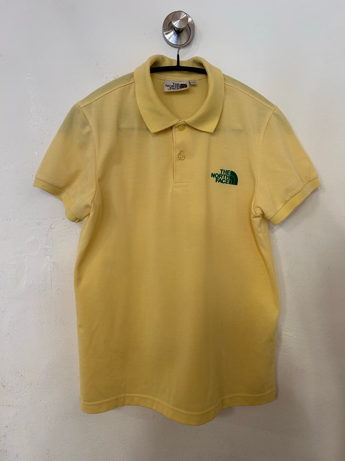 노스페이스 85(XS) 옐로우 반팔 폴로티 상품이미지1