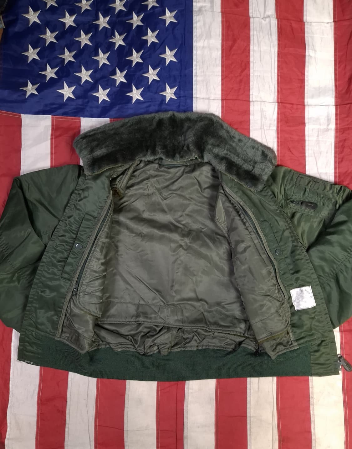새제품 오리지날 서울의봄 80's 국군용 MA-1 항공점퍼 상품이미지7