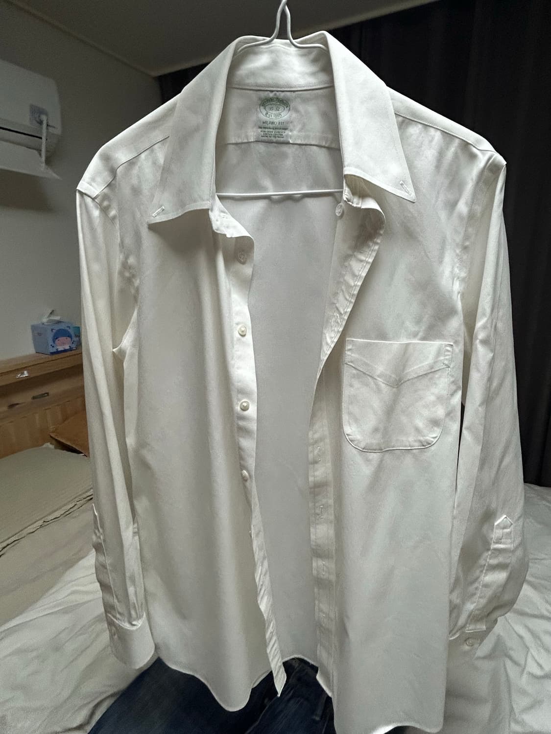 브룩스브라더스 화이트 셔츠 밀라노핏 15-32 상품이미지2