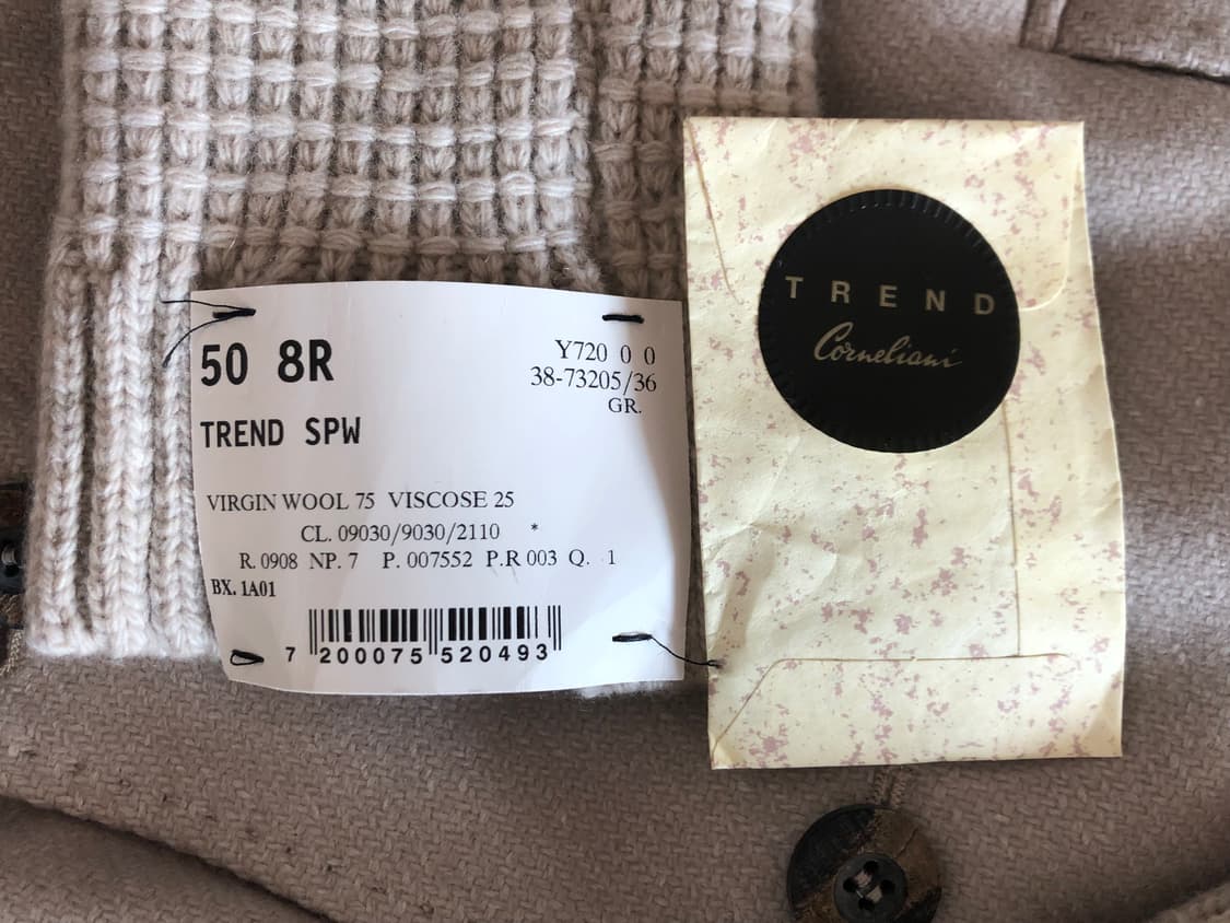 트렌드 꼬르넬리아니 더블 브레스티드 니트 블레이저 자켓 상품이미지10