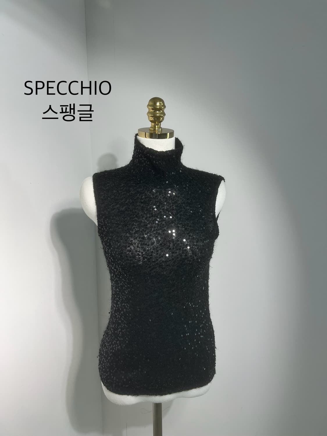 specchio 스피치오 스팽글 슬리브리스 상품이미지1
