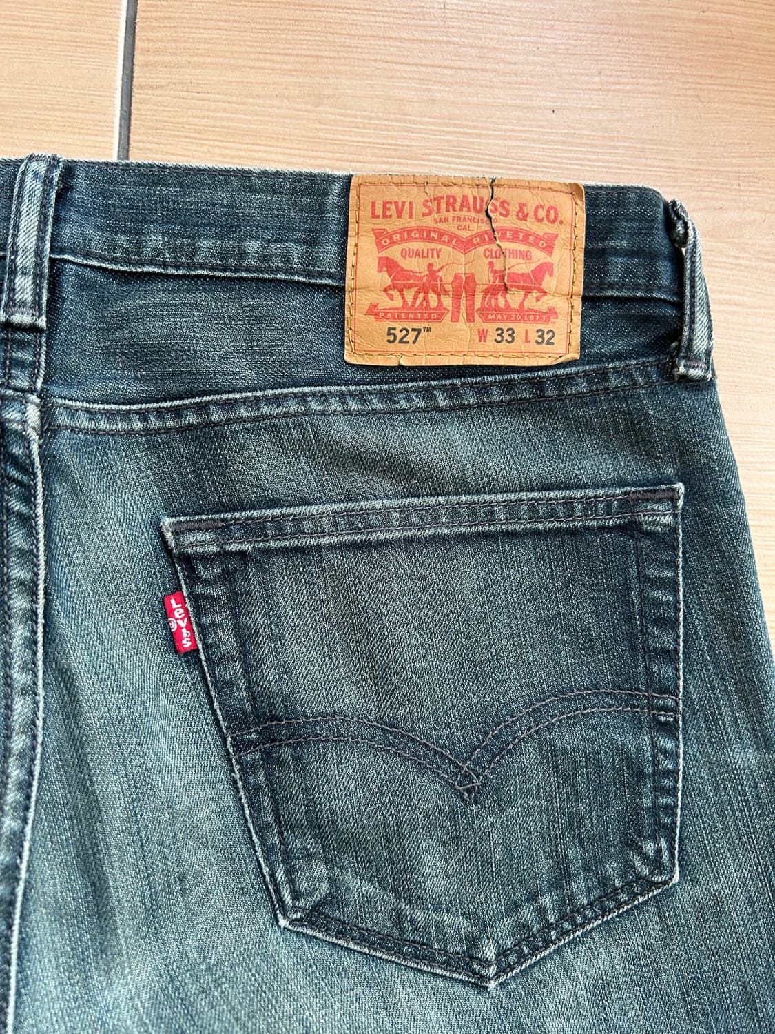 리바이스527 로우부츠컷 33in 상품이미지5