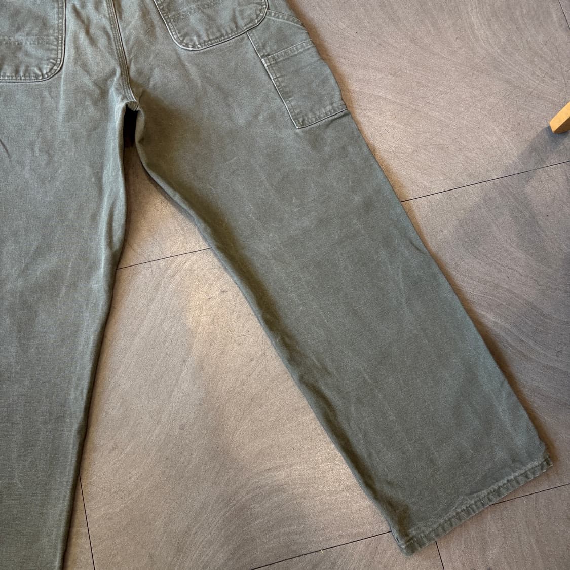 칼하트 오리지널 모스 그린 카펜터 팬츠 바지 상품이미지3