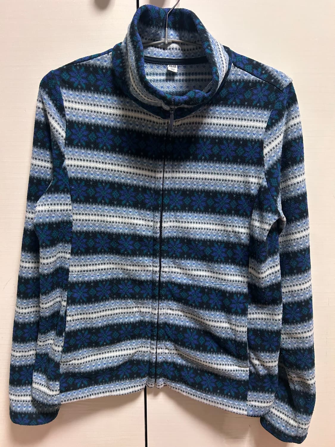 유니클로 패턴 플리스 자켓 M 상품이미지1