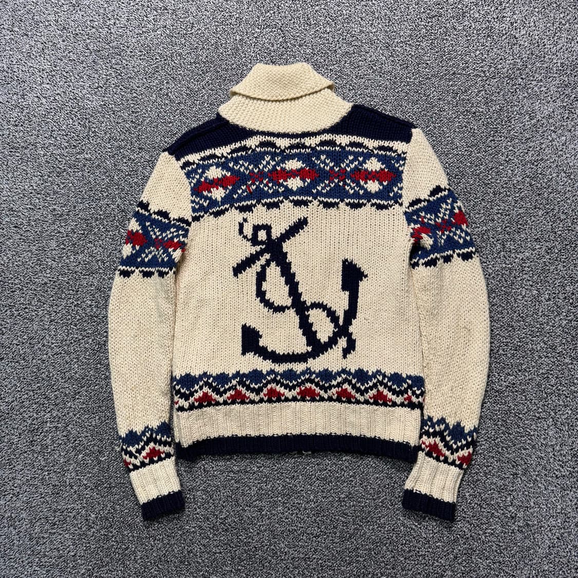 Name : 폴로 랄프로렌 고래 앵커 풀 집업 니트 코위찬 가디건 :) 상품이미지2