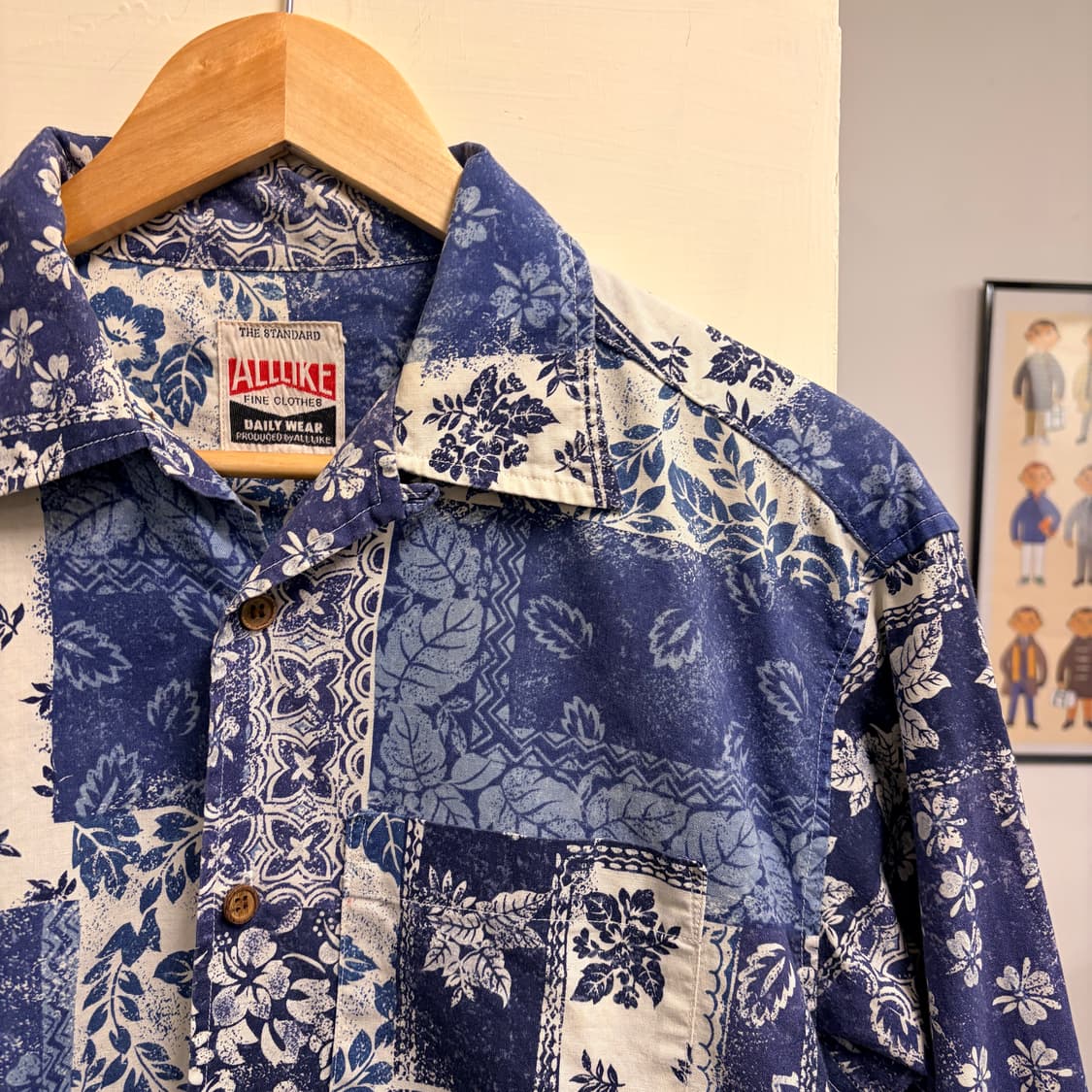 올라이크 오픈카라 셔츠 상품이미지3