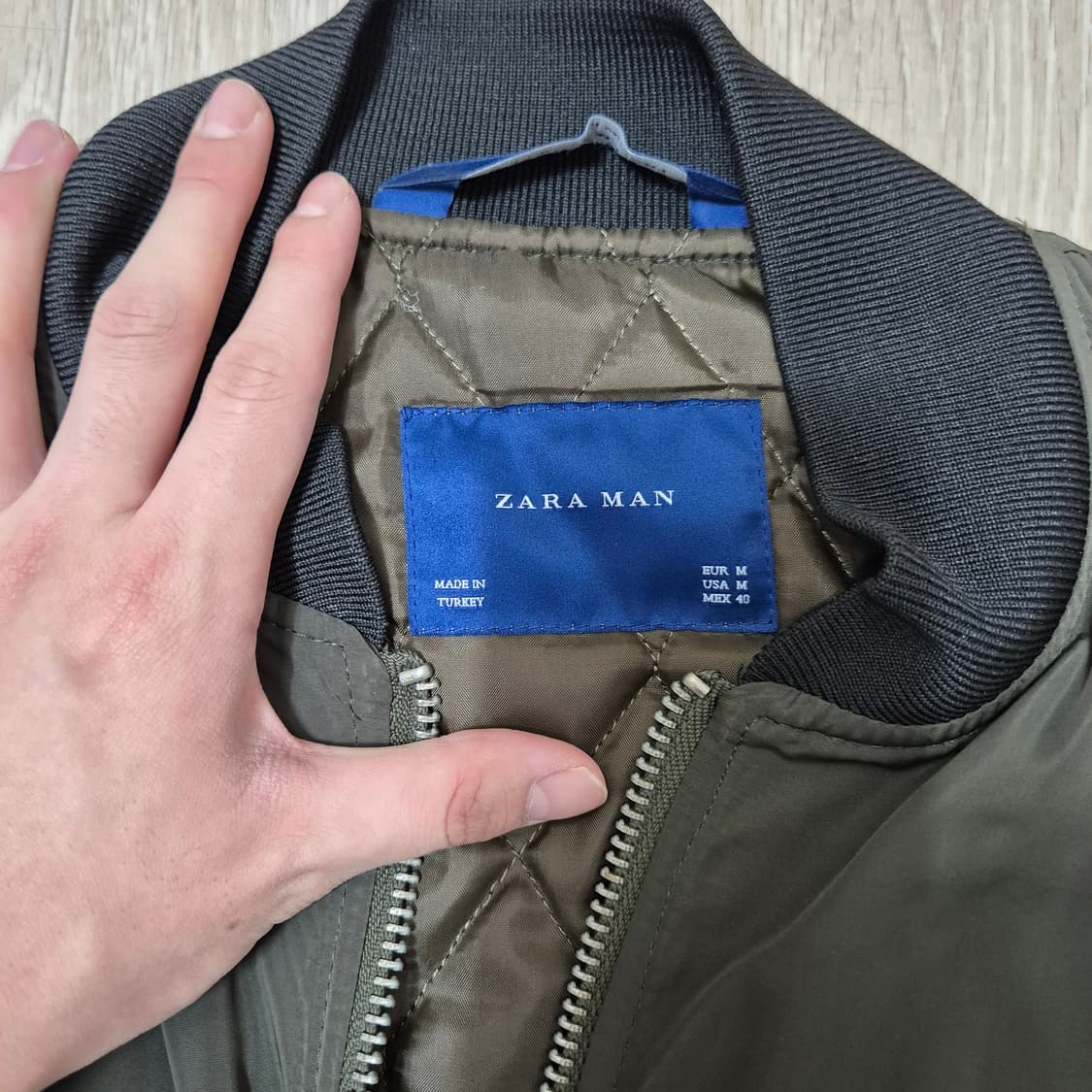 자라 남성 오리지널 MA-1 항공점퍼 상품이미지5