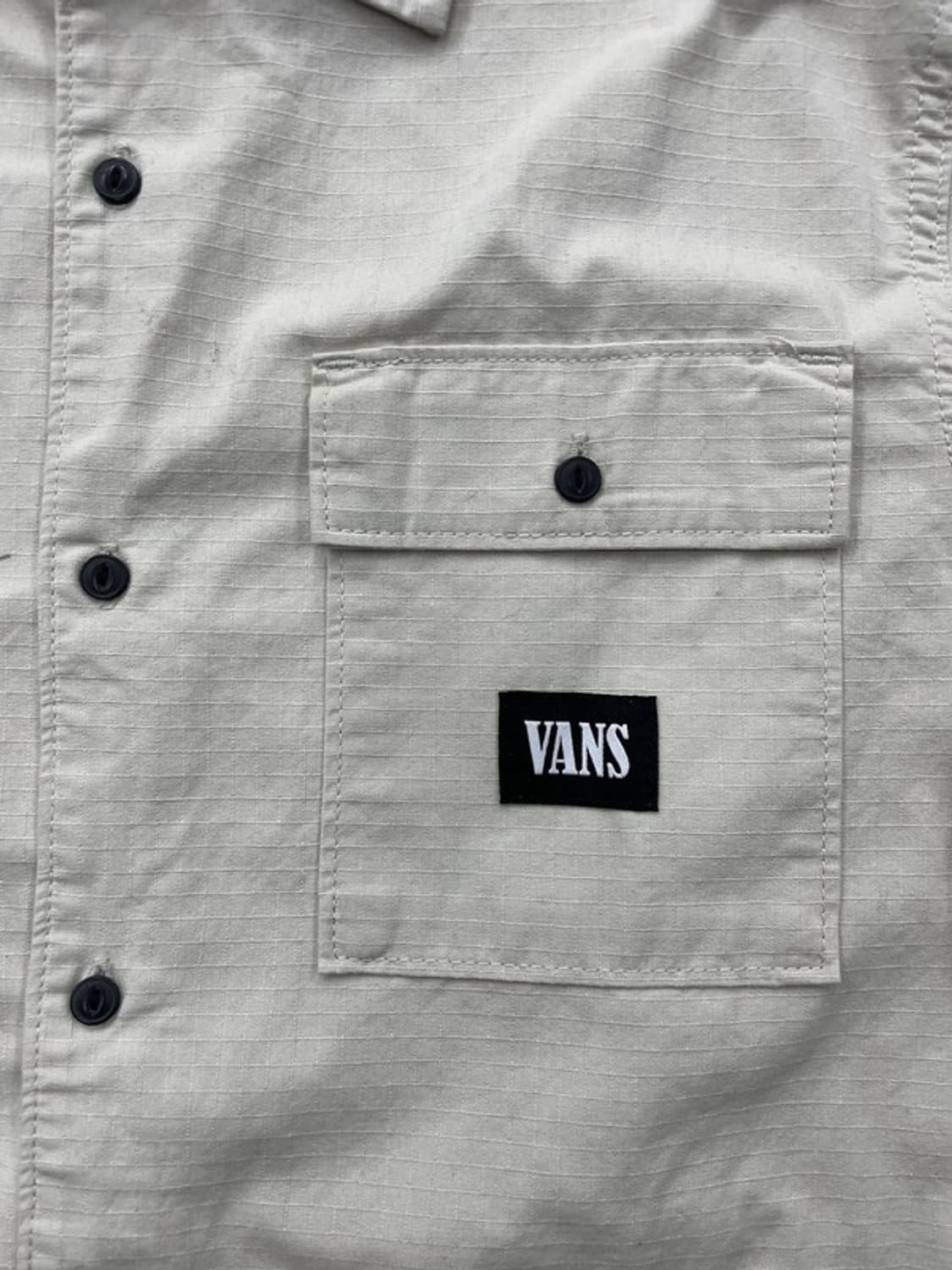 반스 베이지 반팔셔츠 L 상품이미지4