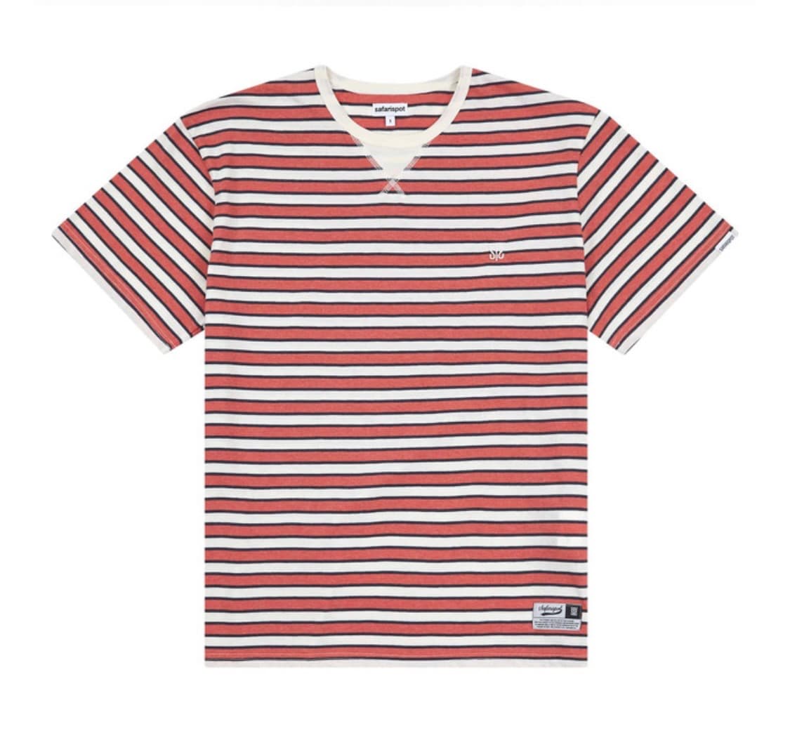 사파리스팟 피자 스트라이프 티셔츠 상품이미지1