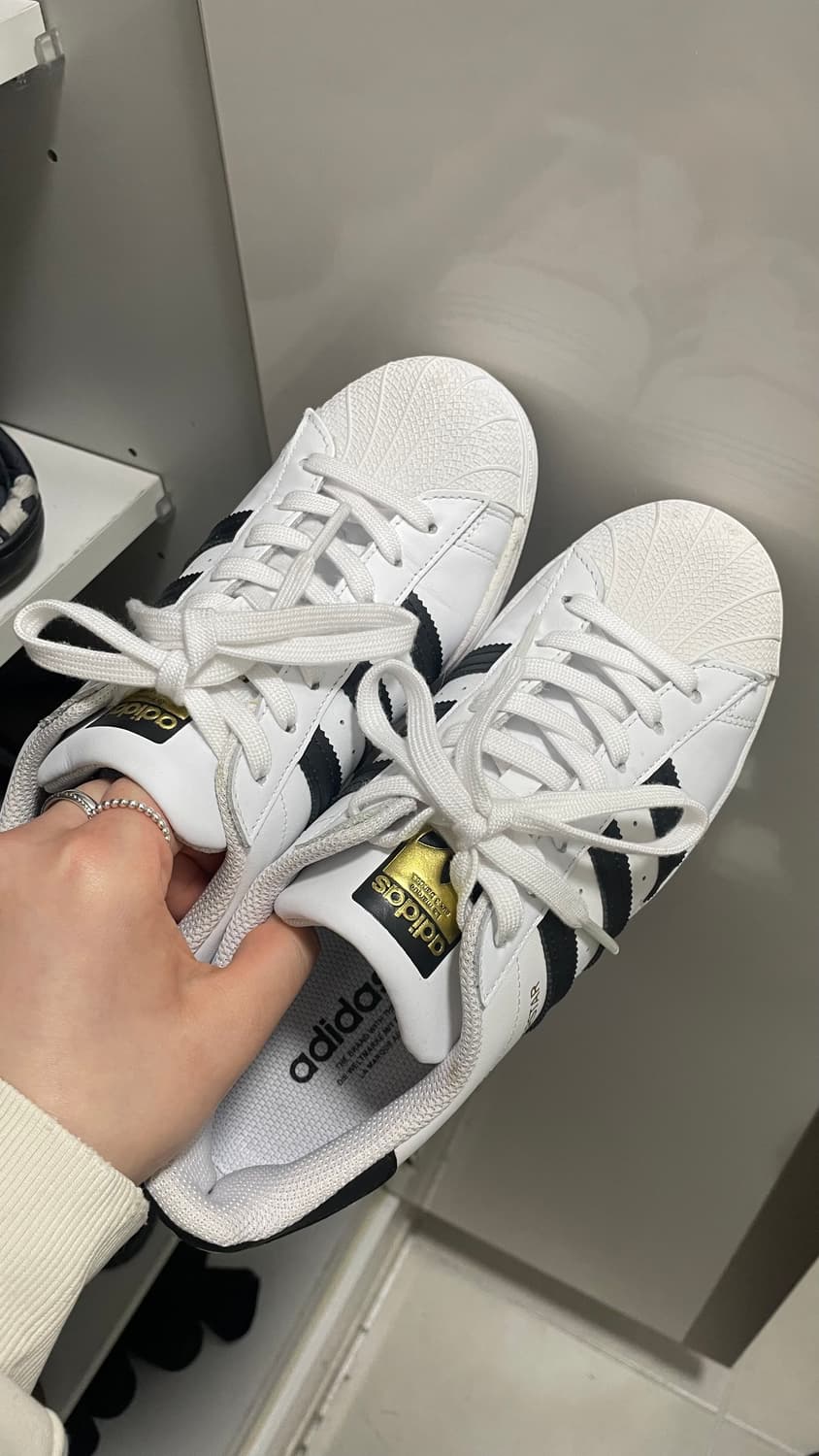 아디다스 슈퍼스타 화이트 블랙 (255) 상품이미지1