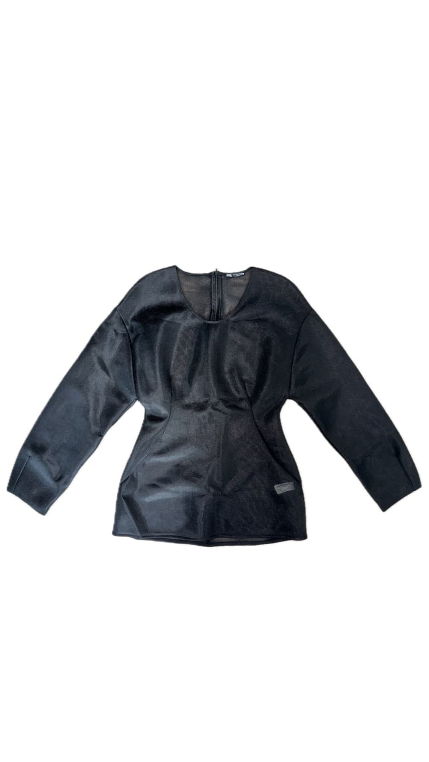 자라 하드 오간자 롱 탑 상품이미지5