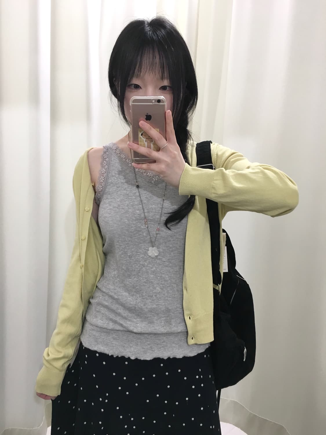 Gray Lace Camisole 상품이미지3
