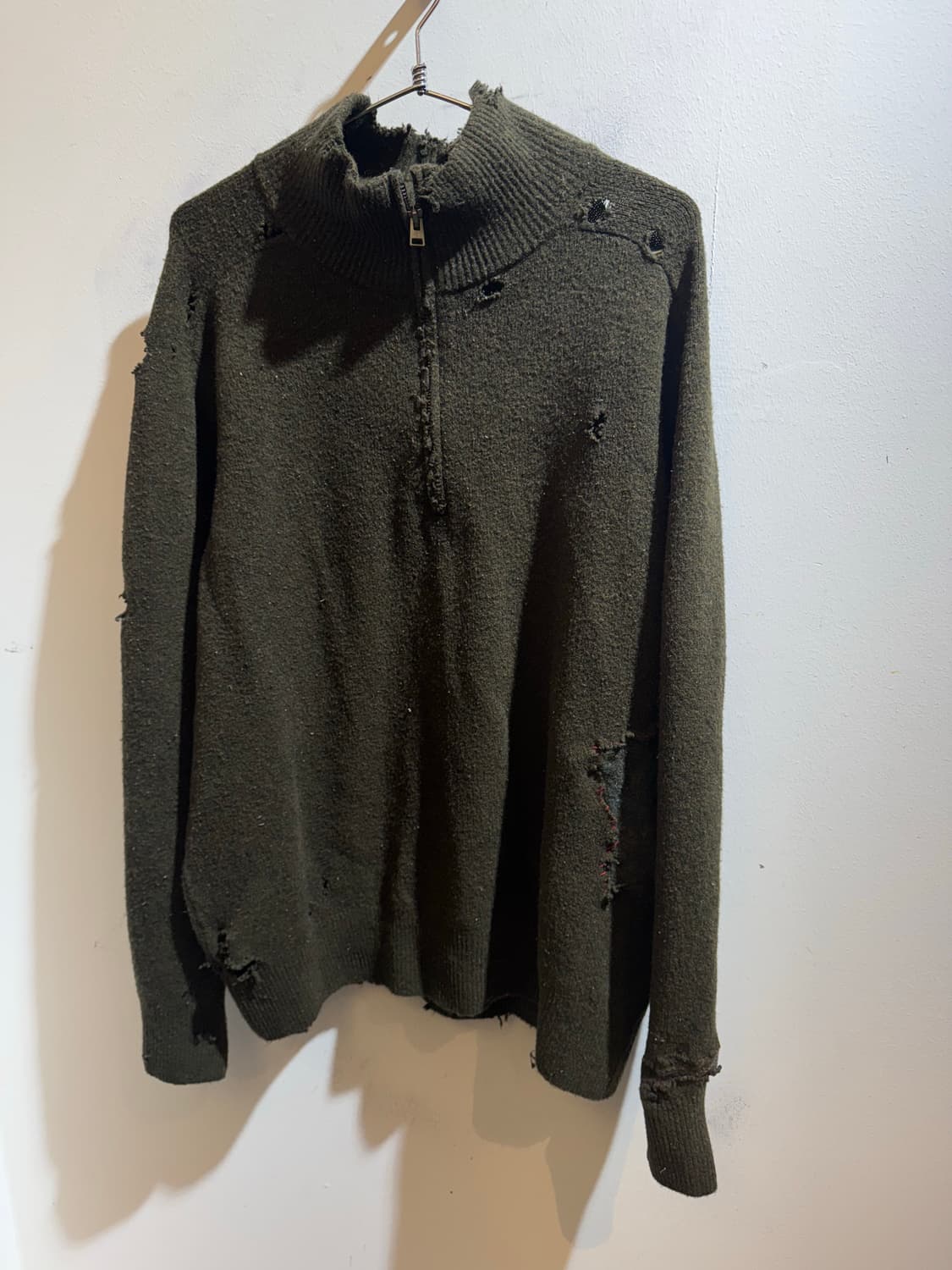 빈티지 패치 니트 상품이미지3