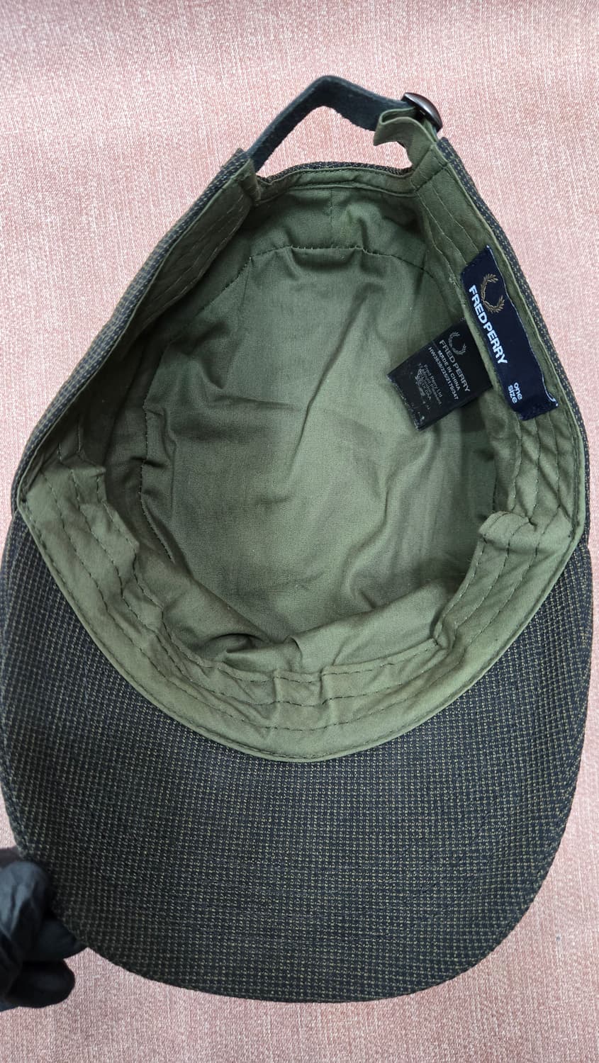 [정품] 프레드페리 마이크로 체크 밀리터리 캡 (HW3638) 상품이미지6