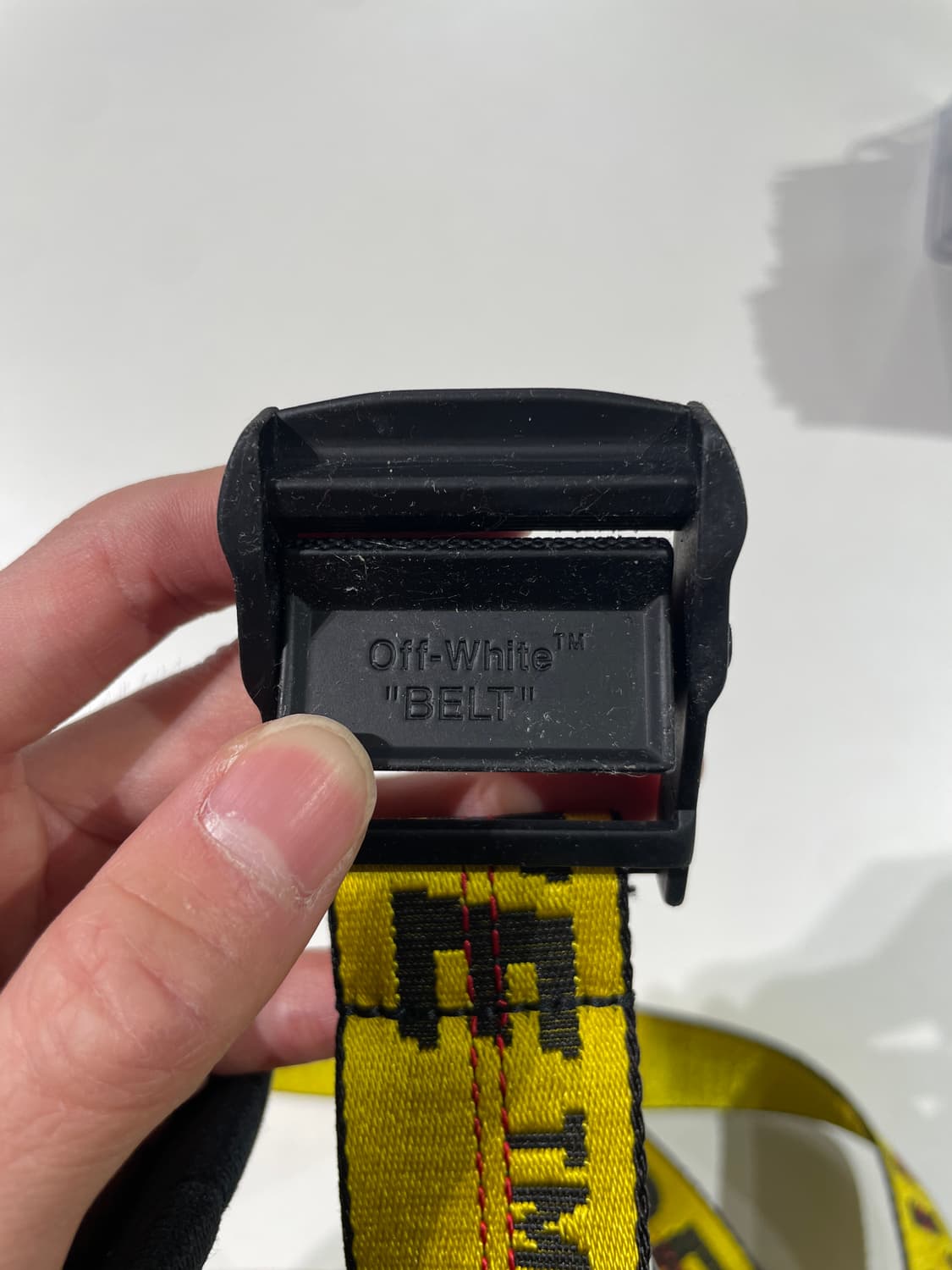 오프화이트 클래식 옐로우 인더스트리얼 벨트 상품이미지5