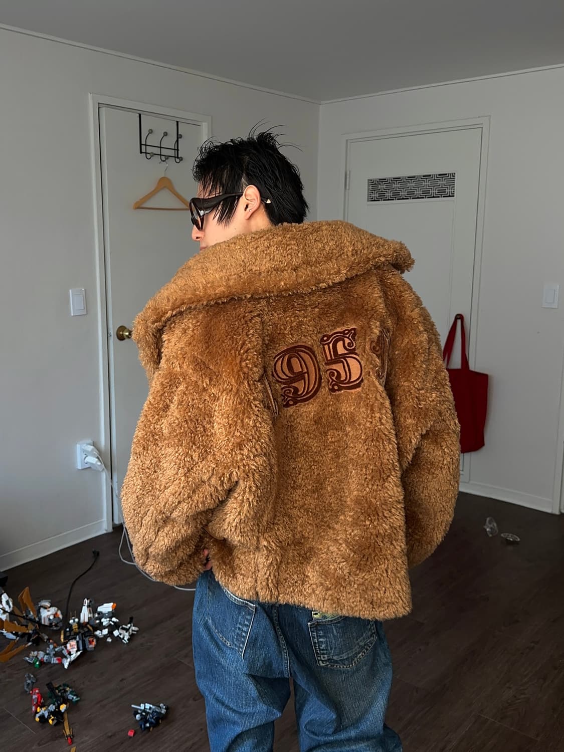 TT Studio 오버 사이즈 테디 플리스 자켓 상품이미지2