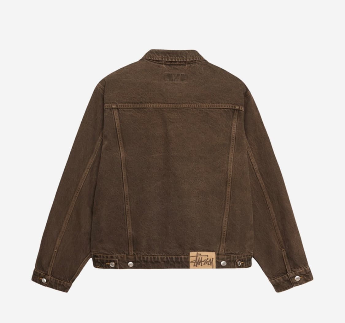 Stussy Denim Trucker Jacket Mushroom 상품이미지2