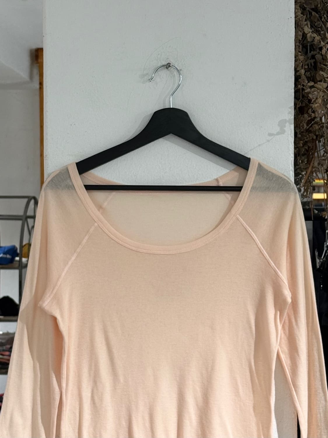 질샌더 라이트 애프리콧 래글런 슬리브 7부 티셔츠 상품이미지4