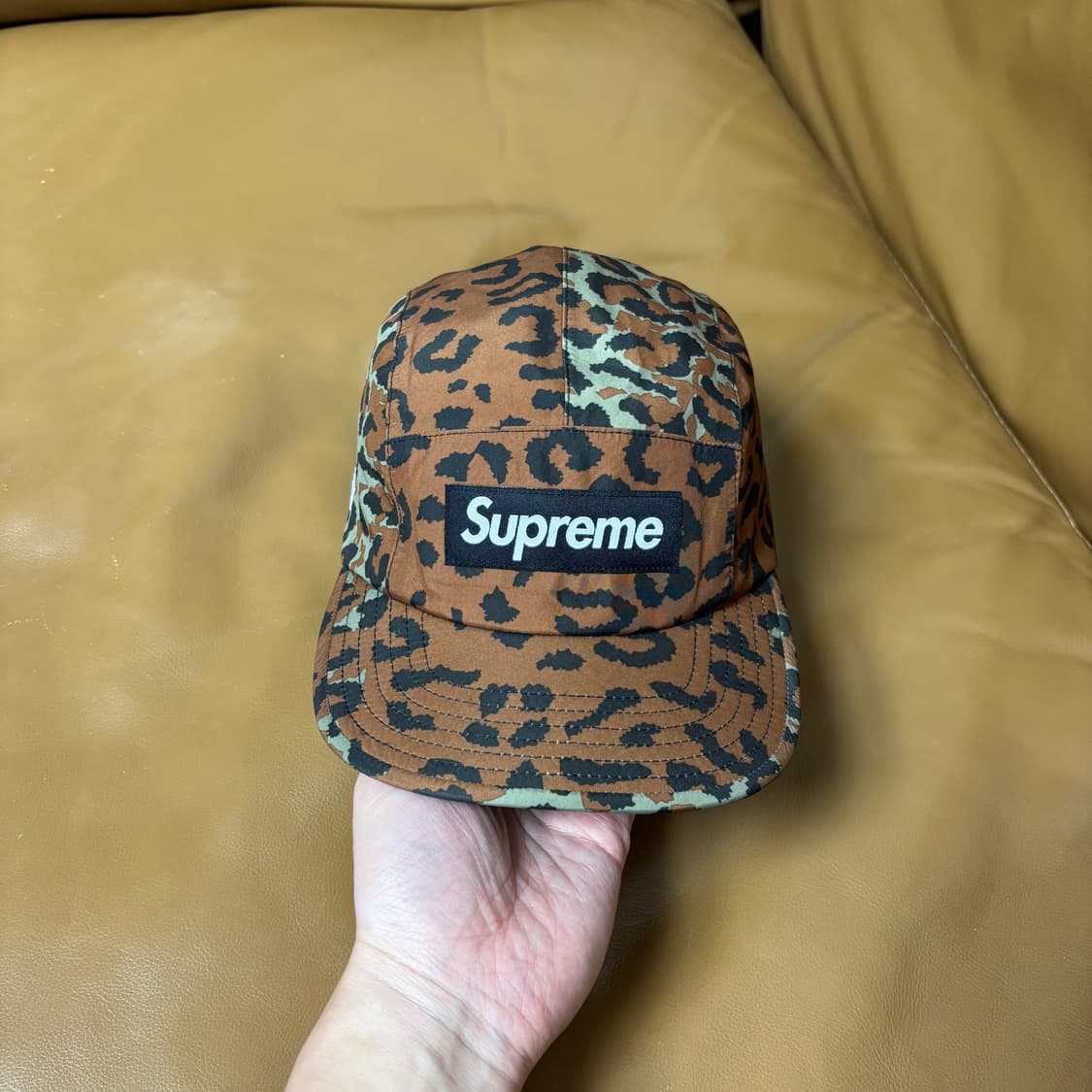 슈프림 캠프캡 모자 박스로고 고어텍스 레오파드 상품이미지3