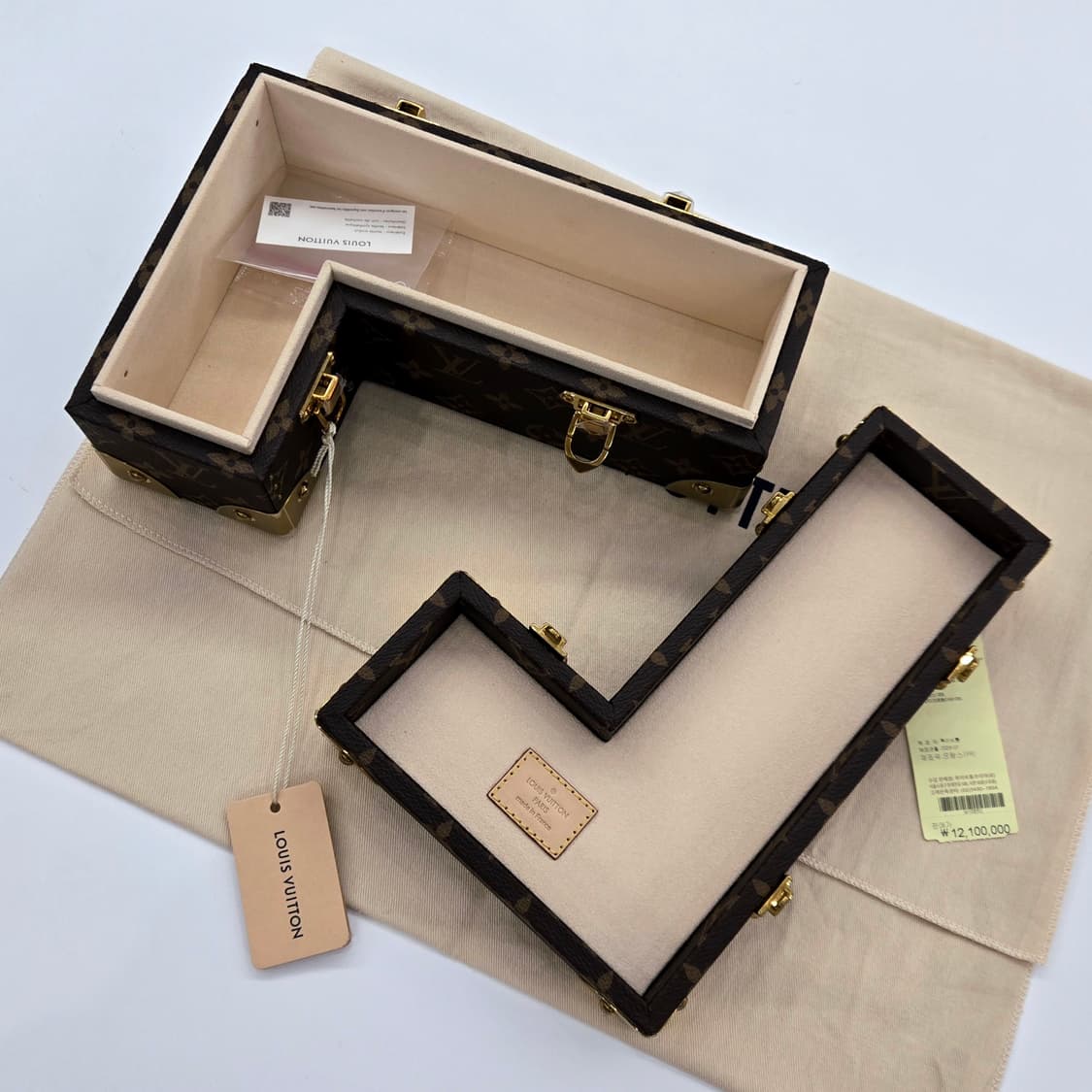 새상품 / 루이비통 LV 모노그램 레터 알파벳 L 트렁크 상품이미지6