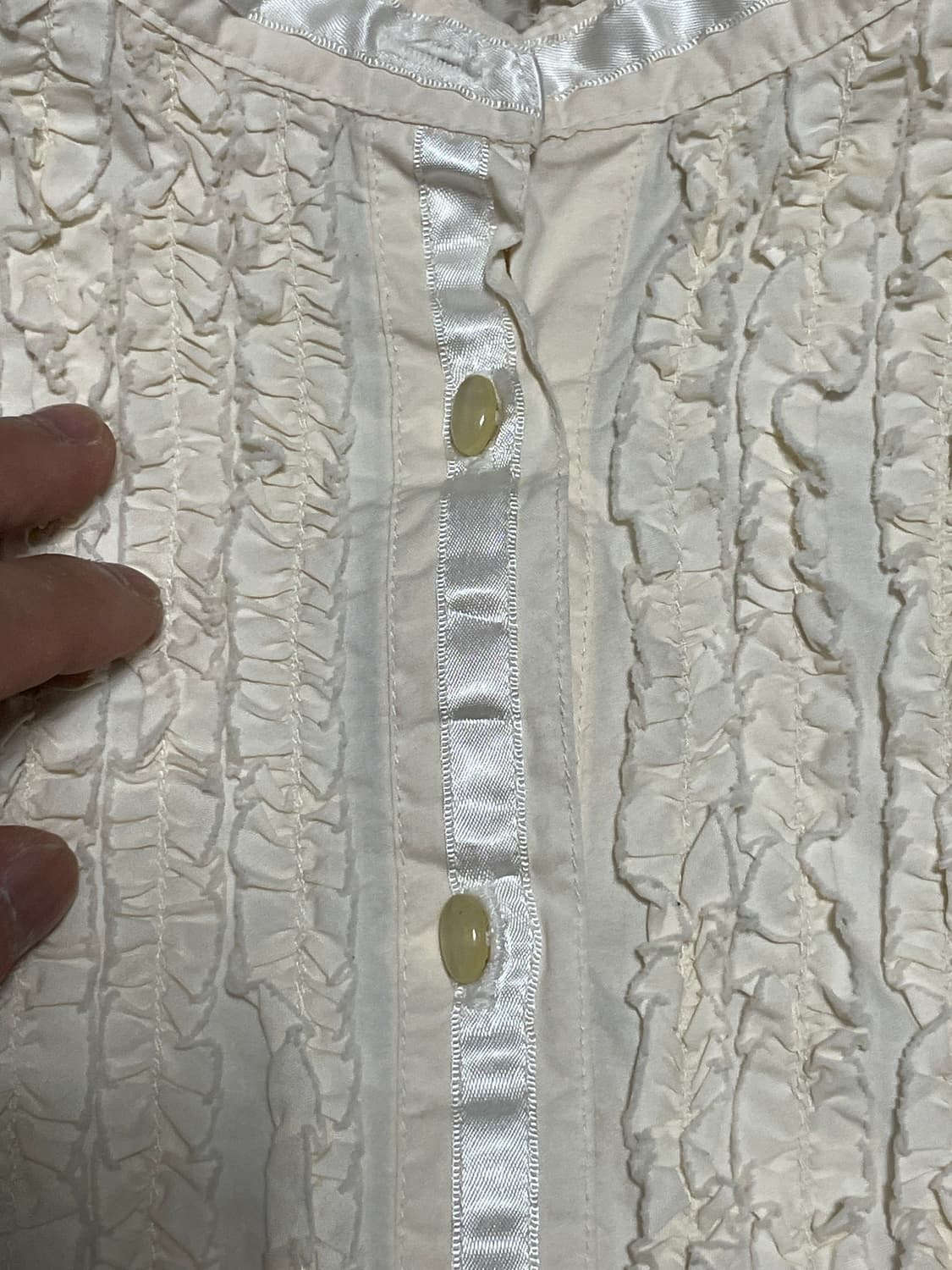 어반 러플 하이넥 프릴 블라우스 J02946 상품이미지5