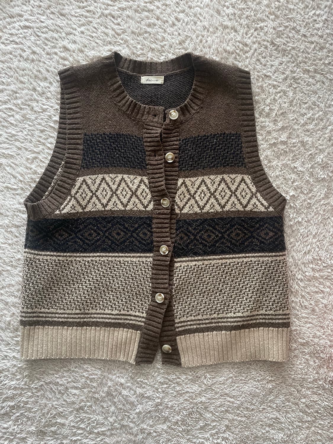 빈티지 니트조끼 상품이미지1