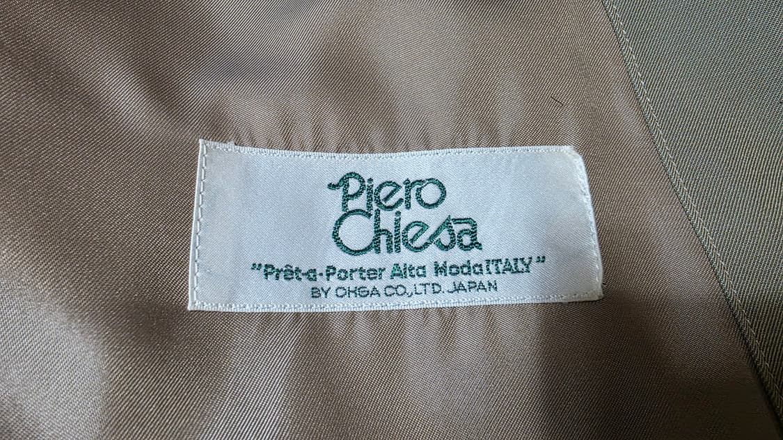 *세일* 벨기에 원단 Piero Chiesa 이탈리아 라인 면 트렌치 상품이미지7