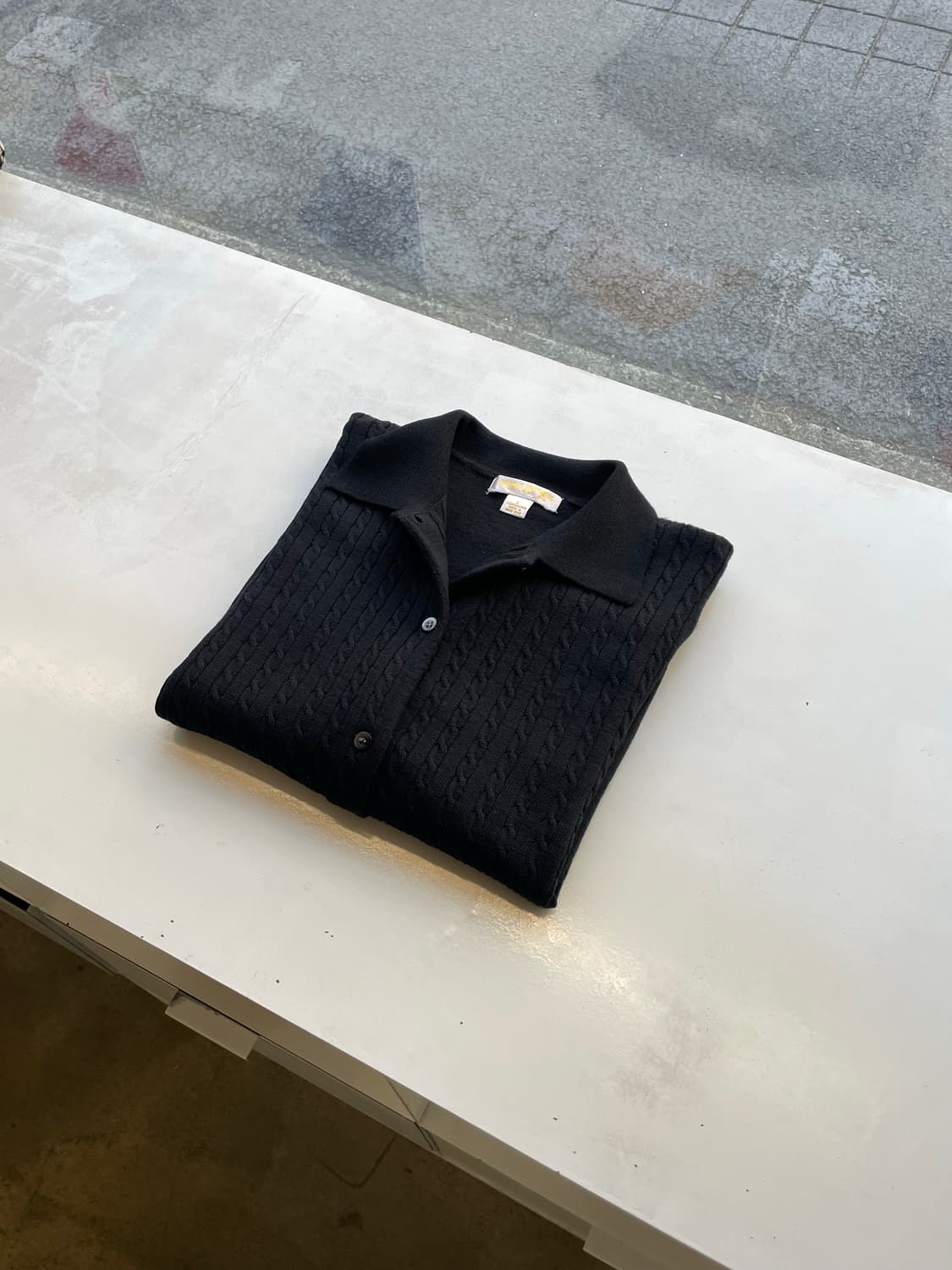 Brooks Brothers wool cable cardigan  상품이미지4