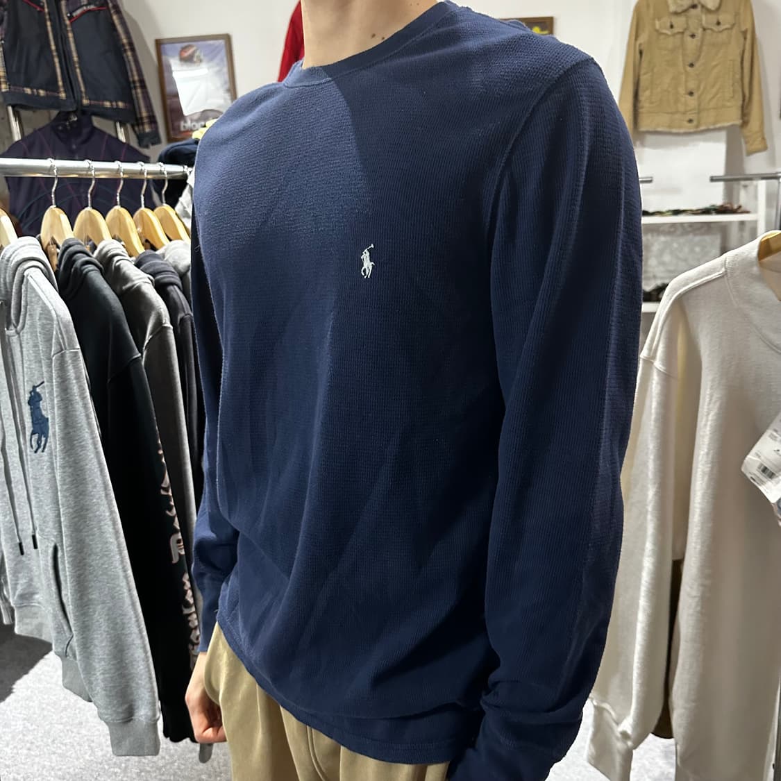 폴로 랄프로렌 네이비 롱슬리브 상품이미지1