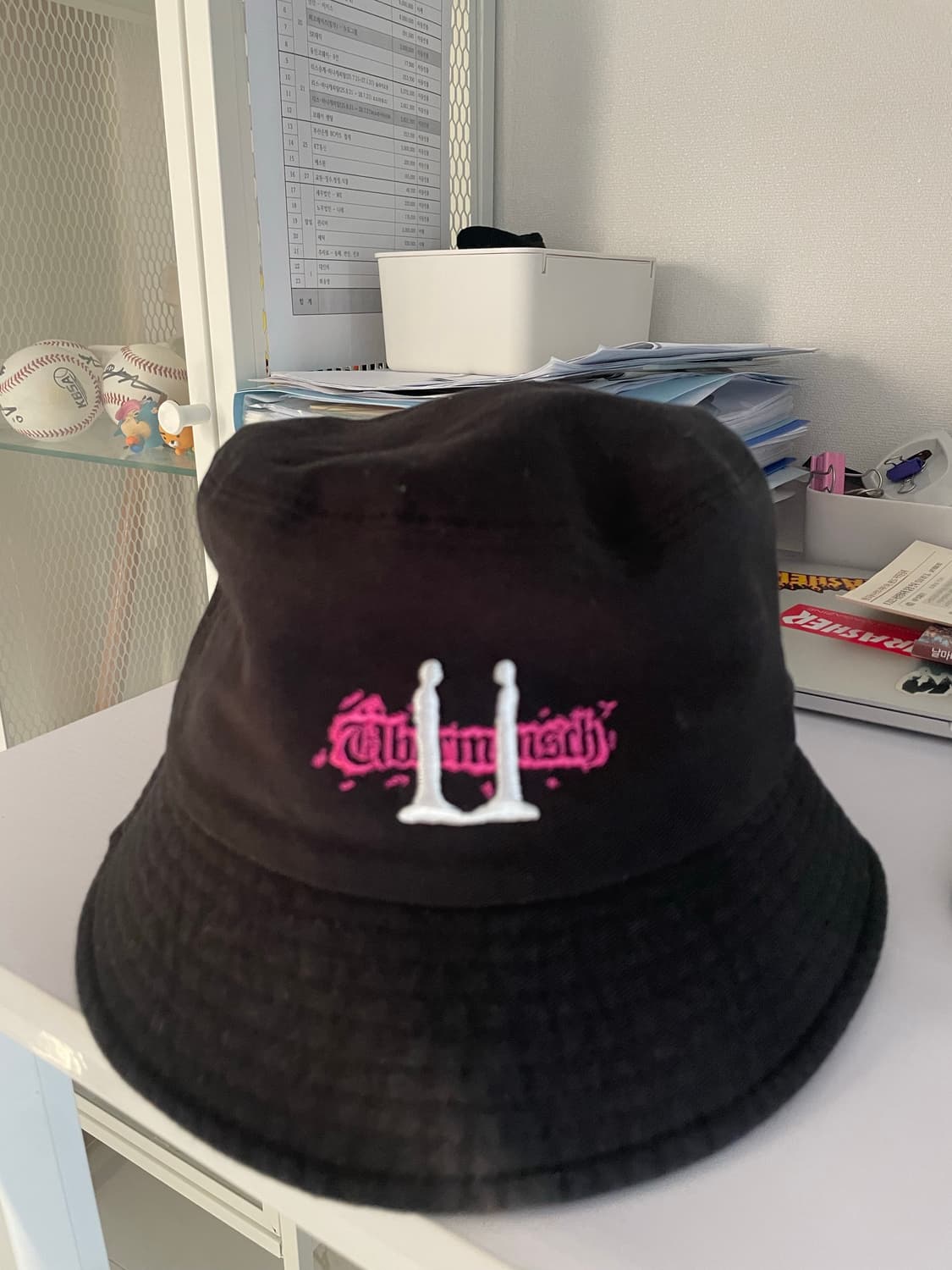 지드래곤 위버멘쉬 버킷햇 블랙 상품이미지1