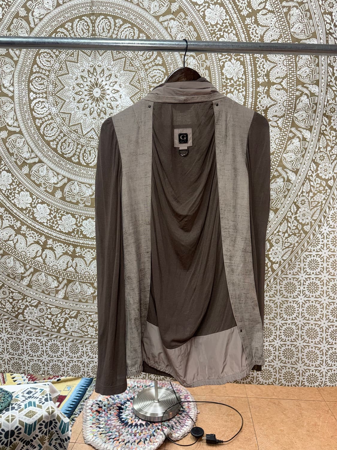 Gaffy 디테일 하이넥 롱 긴팔티  상품이미지6