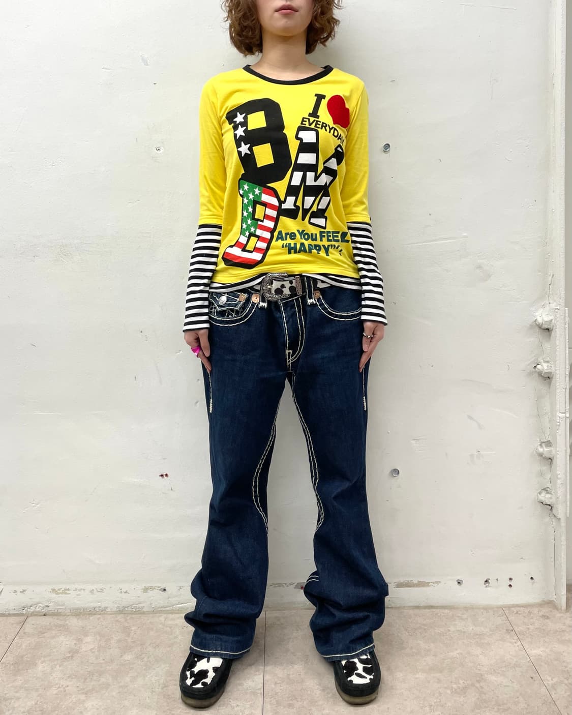 Yellow Bold Stripe Long Sleeve  상품이미지7