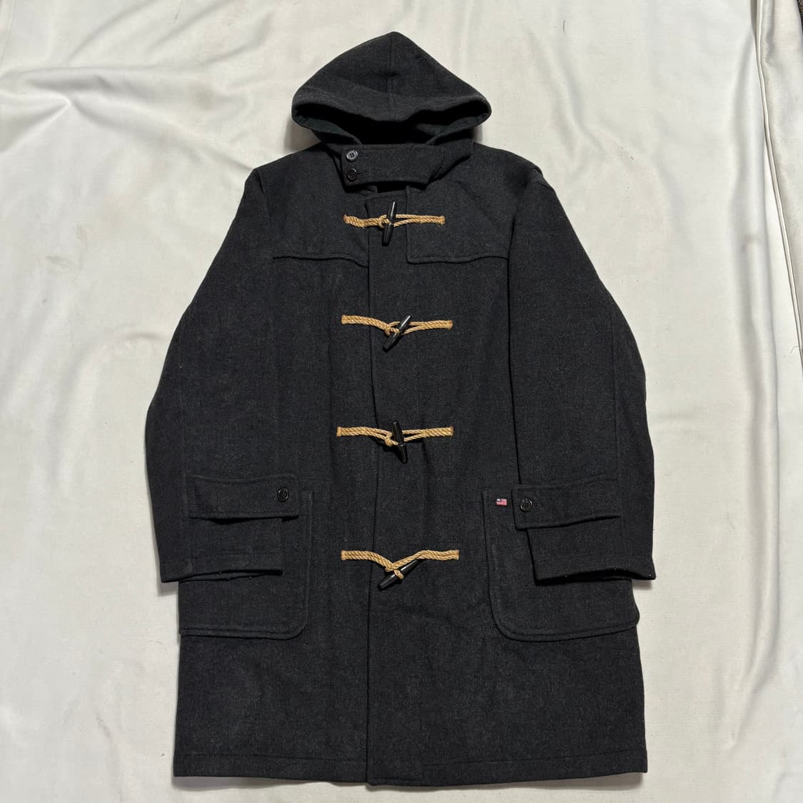 100 폴로랄프로렌 진스 블랙 떡볶이 코트 상품이미지2