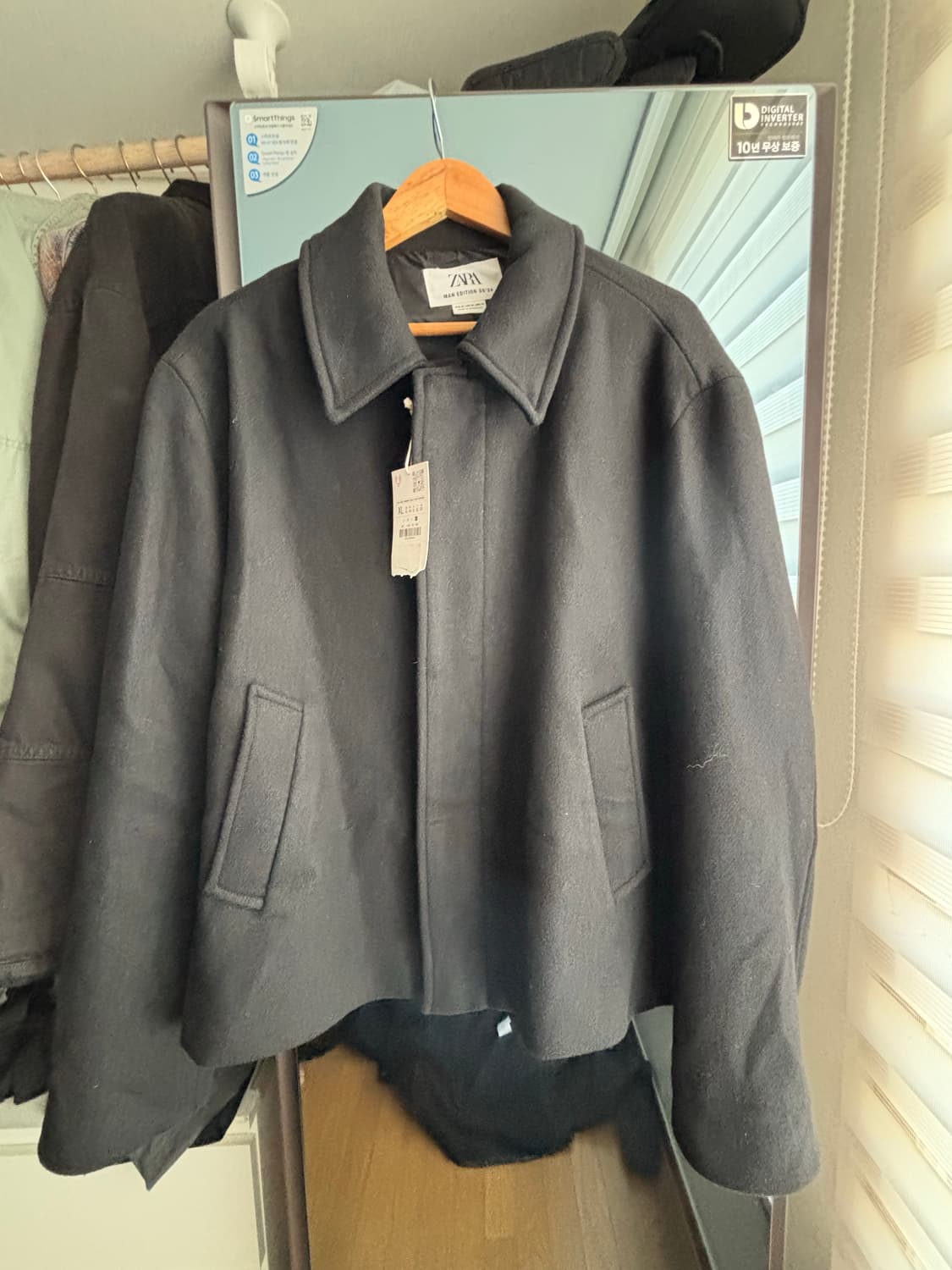 자라 울블렌드 자켓 xl 상품이미지5