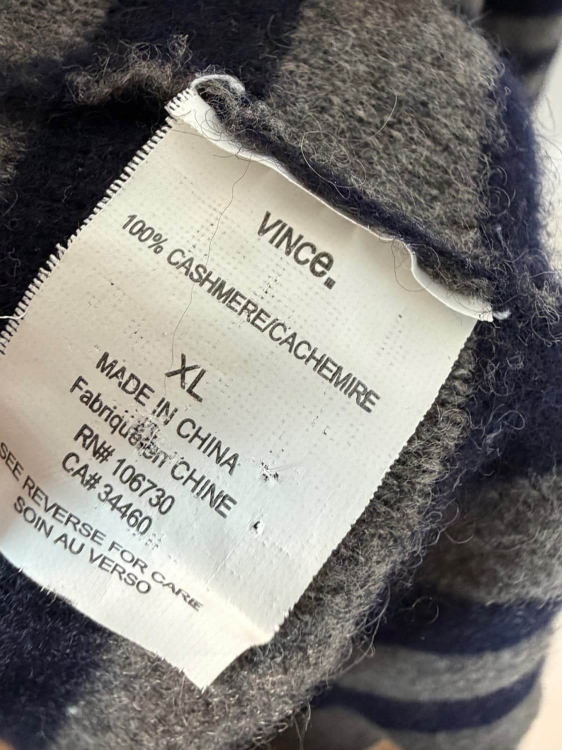 빈스 스트라이프 캐시미어 니트  상품이미지7