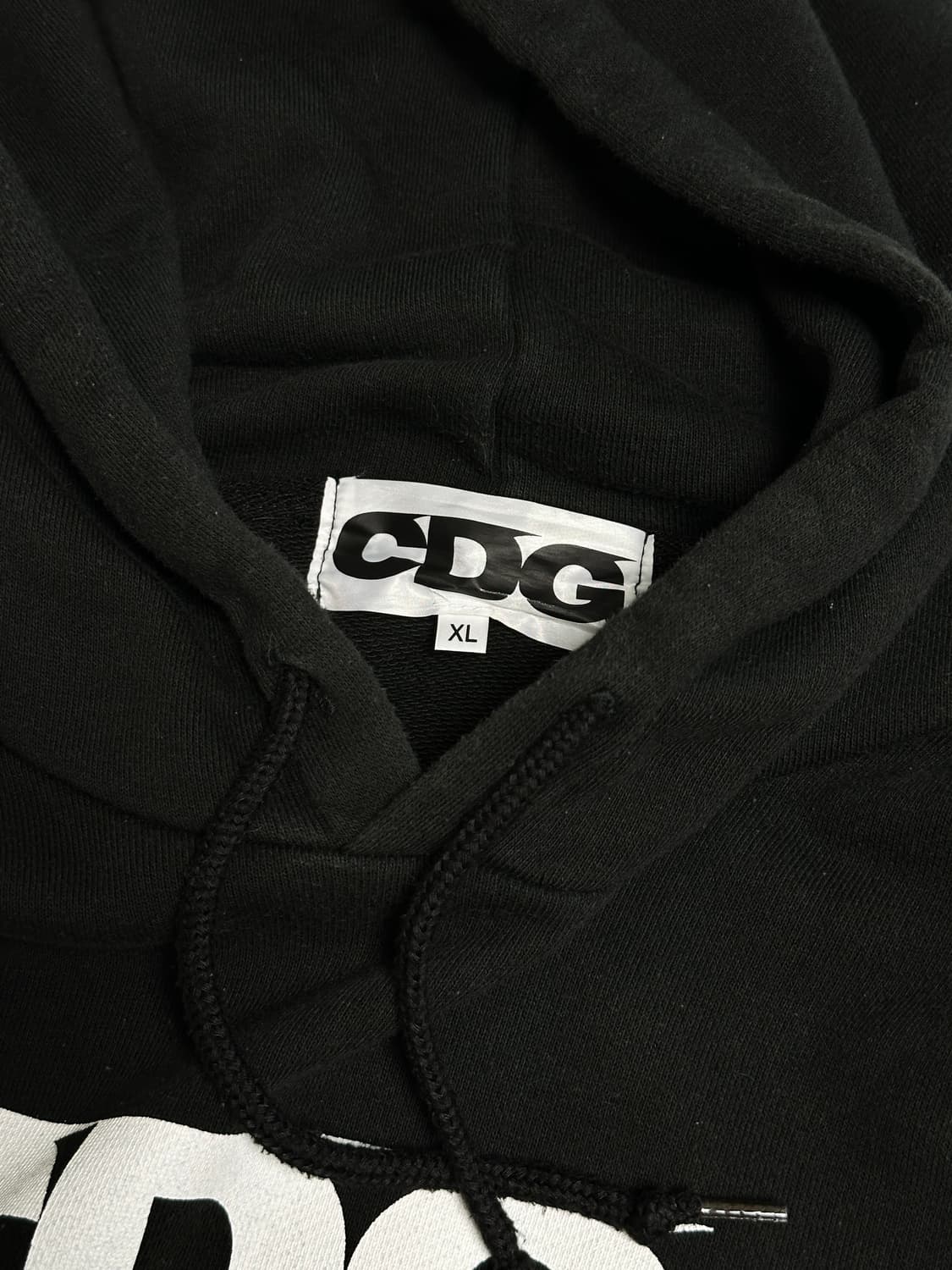 CDG 꼼데가르송 후드티 블랙 상품이미지3