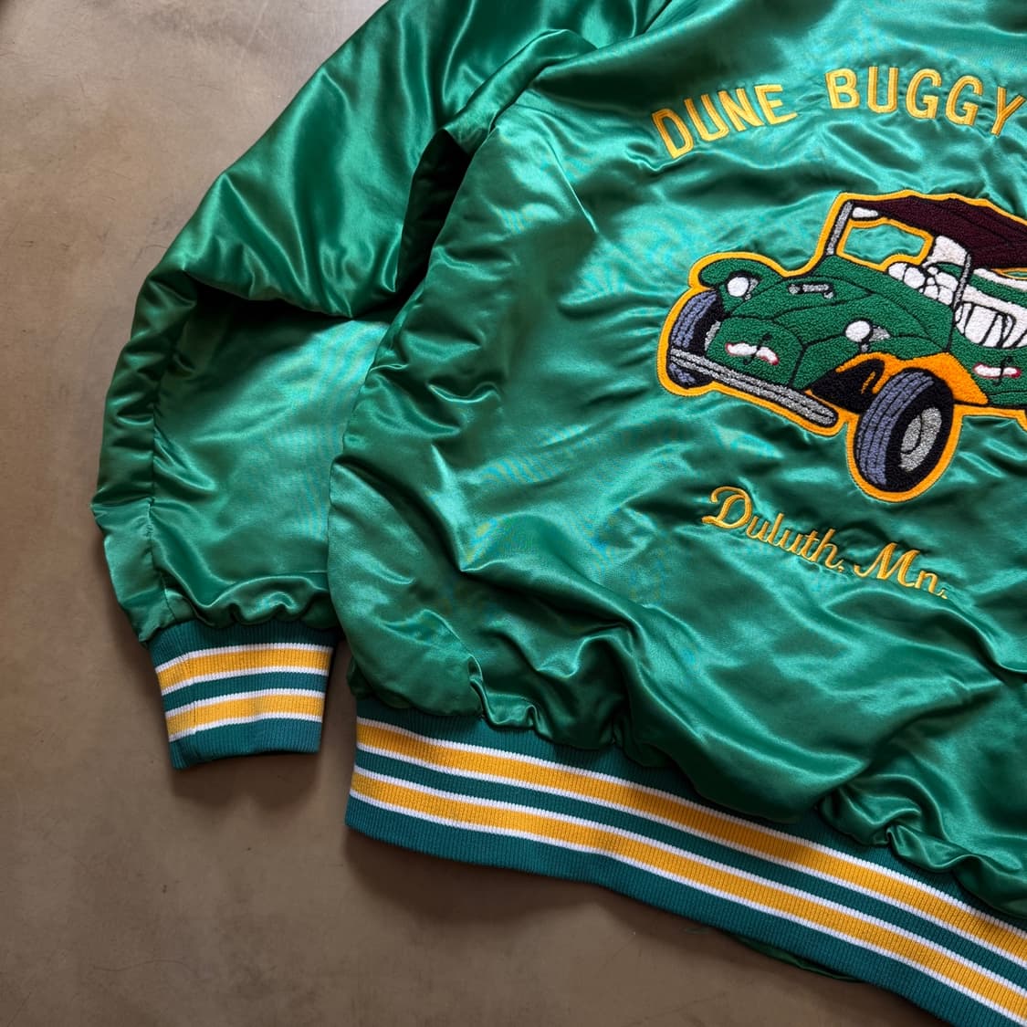 80s NORTH TRAIL MADE IN USA 라이트 바시티 자켓 상품이미지3
