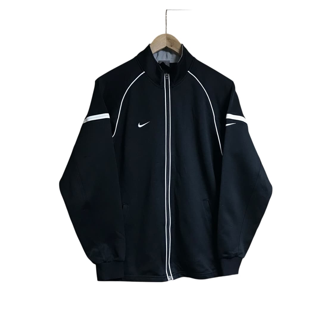 나이키 검정 오버핏 트랙탑져지 상품이미지2