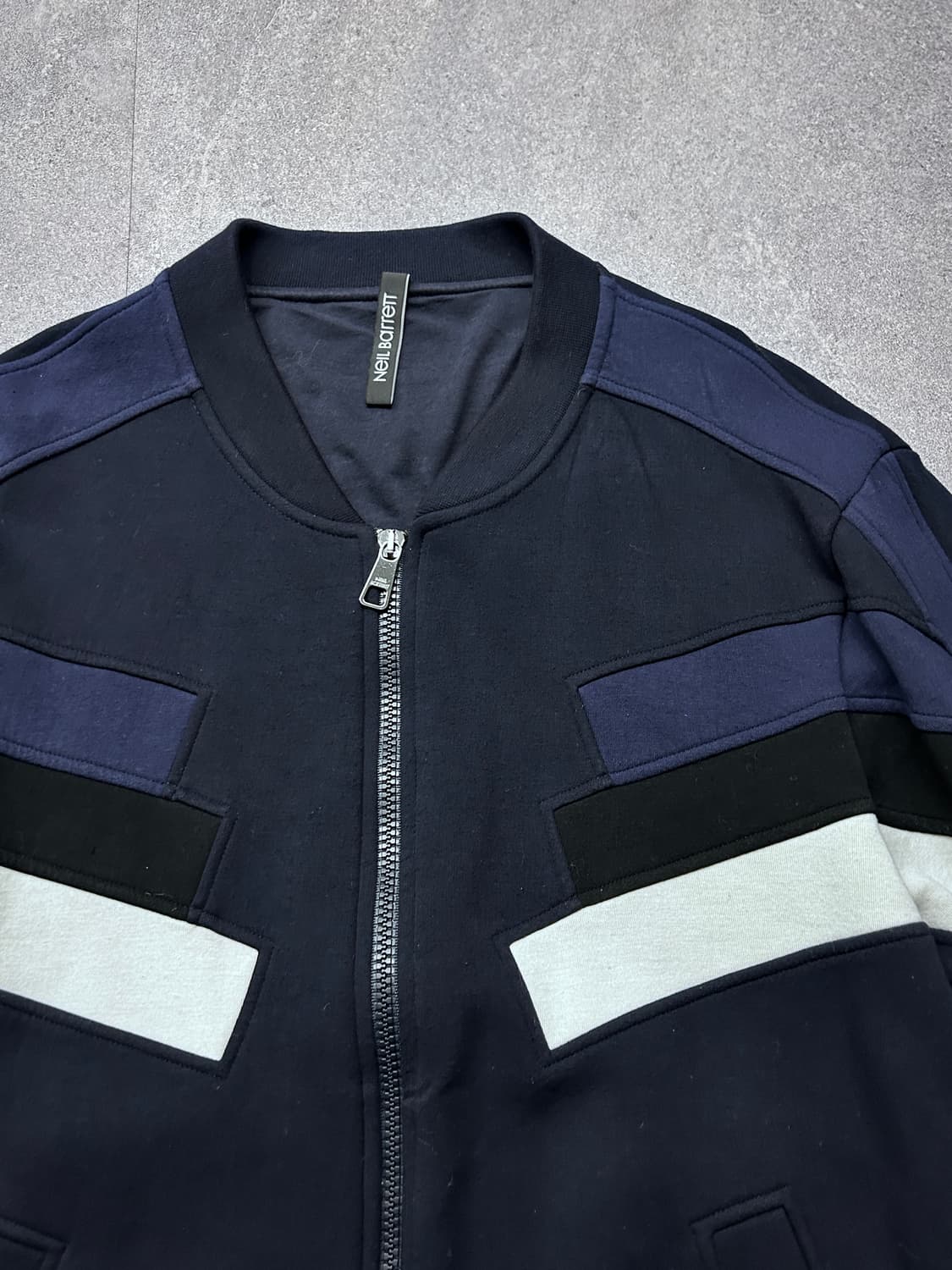 닐바렛 코튼 판넬 집업 자켓 상품이미지3