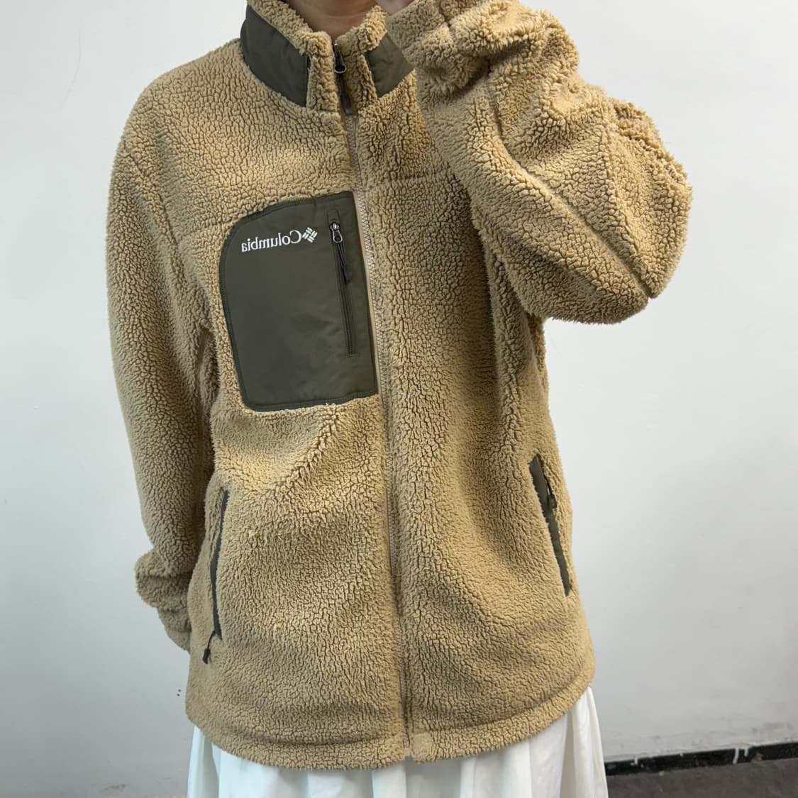 [XXL] 컬럼비아 베이지 플리스 상품이미지2