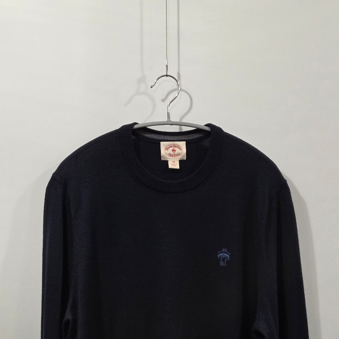 브룩스브라더스 메리노울 네이비 니트 M 상품이미지2