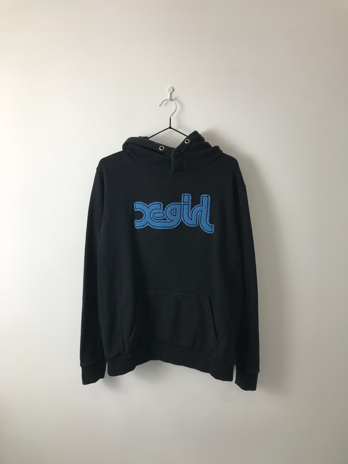 X-GRIL Black Blue logo hood t-shirt 상품이미지2