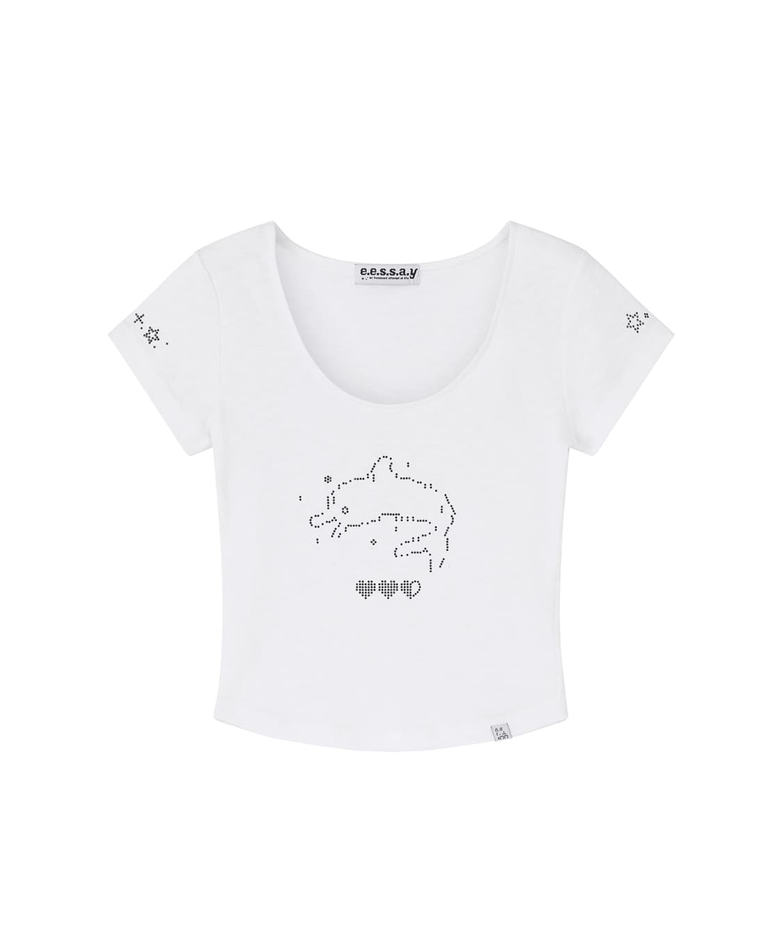 에세이 DOLPHIN T SHIRT - WHITE 상품이미지1