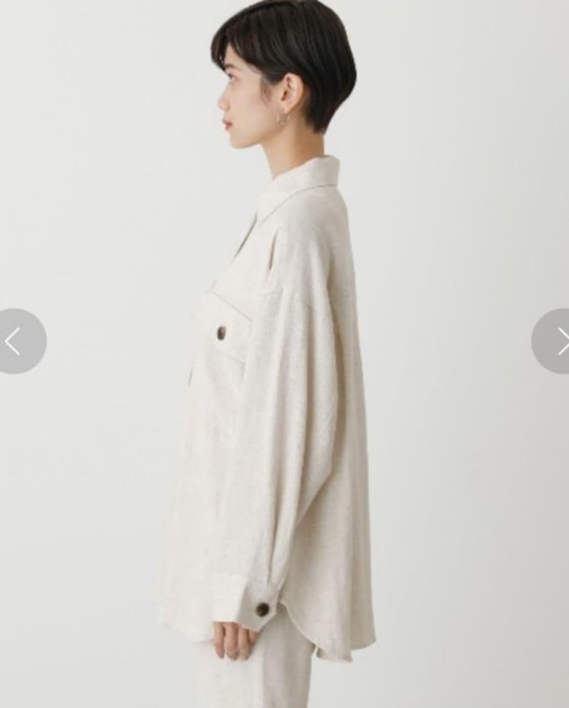 moussy 모우지 리넨 셔츠 자켓 상품이미지2