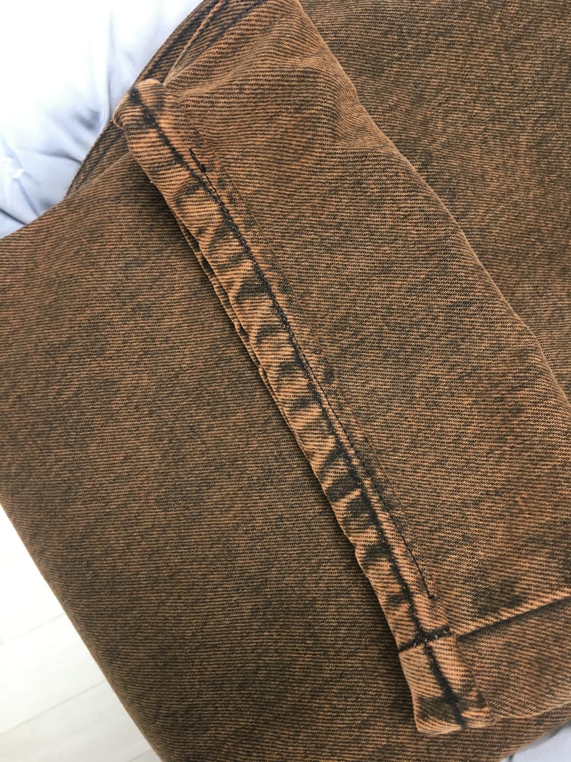 준준스페이스 Wide Denim Pants_Dark Brown S 상품이미지6