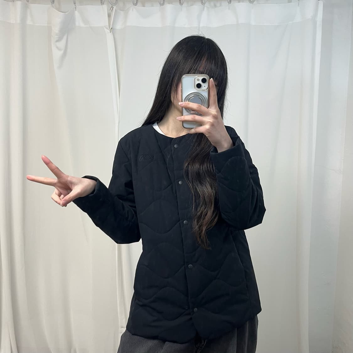 The North Face quilted jumper 상품이미지2