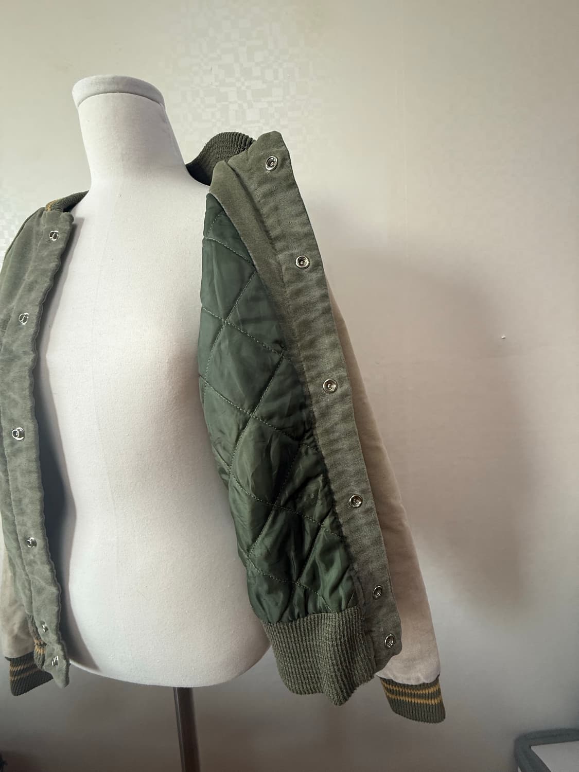 빈티지 코튼 스카잔 블루종 상품이미지4