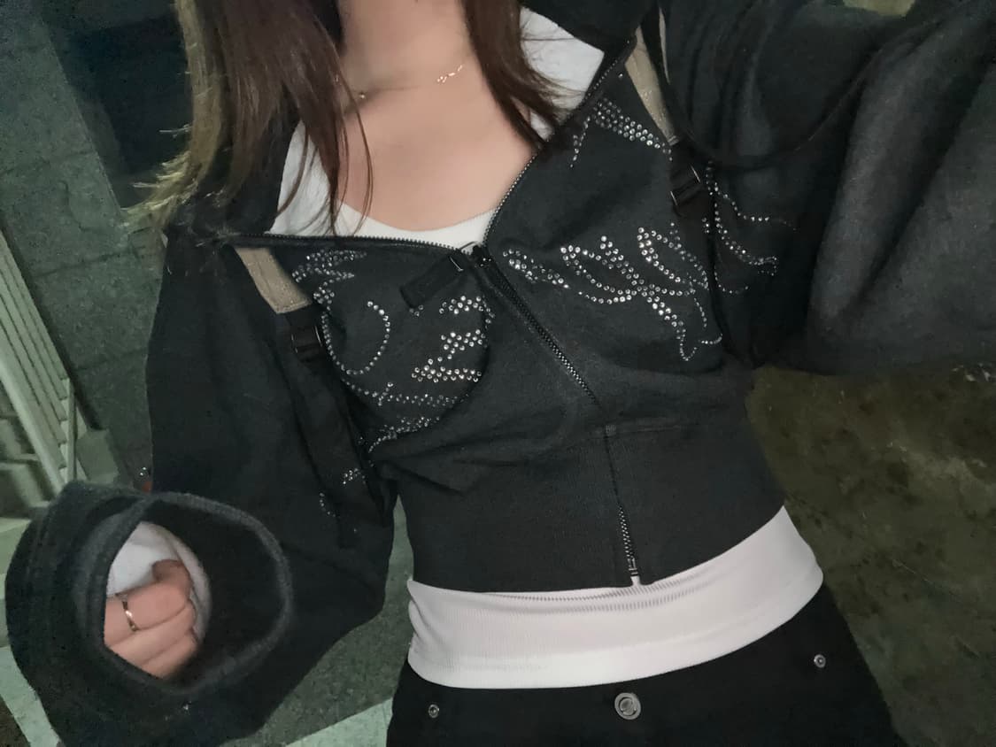 스컬프터 핫픽스 후드집업 상품이미지2