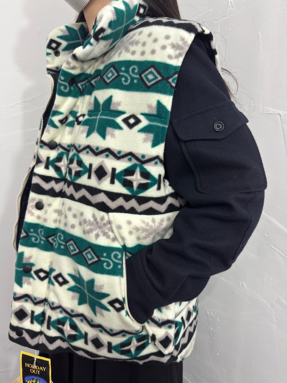 holiday out best duck down padding vest 상품이미지5